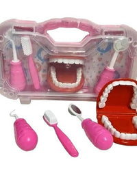 Maleta Dentista c/ 4 Peças Rosa 270 - Paki Toys
