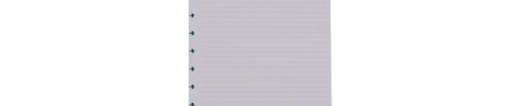 Refil Pautado para Caderno Inteligente 90 g/m² Grande CIRG4003 - NOVITATE