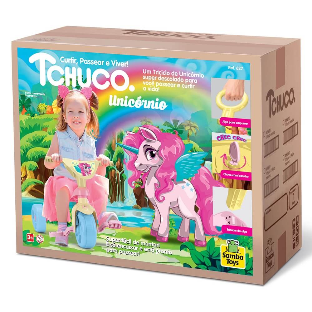 Tico Tico Tchuco Unicórnio com Haste 0627 - Samba Toys