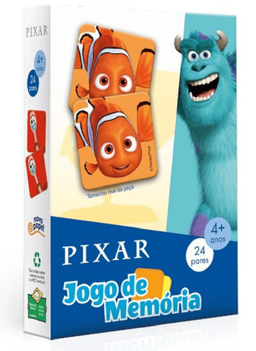 Jogo de Memória Disney Pixar 24 pares 8055 - Toyster