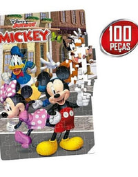Quebra Cabeça 100 peças Disney Júnior Mickey 8001 - Toyster
