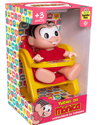 Boneca Mônica na Cadeira de papinha 1111 - Samba Toys
