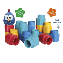 Fofo Blocos Galinha Pintadinha Mini 15 Peças 1047 - Elka