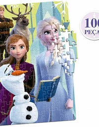 Quebra Cabeça 100 peças Disney Frozen 8027 - Toyster

