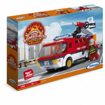 Bloco de Montar Bombeiros Resgate Terrestre 0260.9 - Xalingo