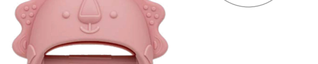 Mordedor Mãozinha em Silicone Rosa 16231 - Buba