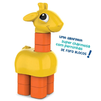 Fofo Blocos Gina 8 Peças Macio e Seguros 1212 - Elka