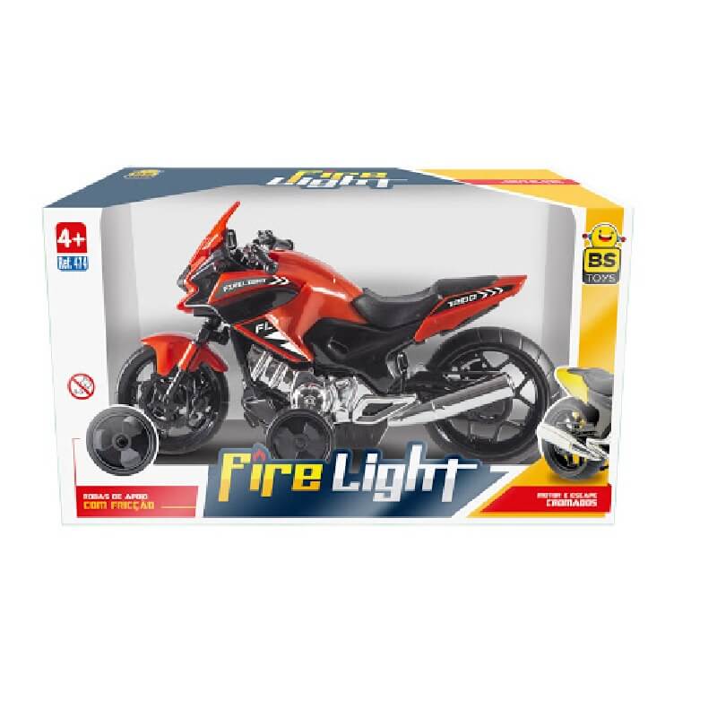 Moto Fire Light Cores Sortidas 474 - BS Toys