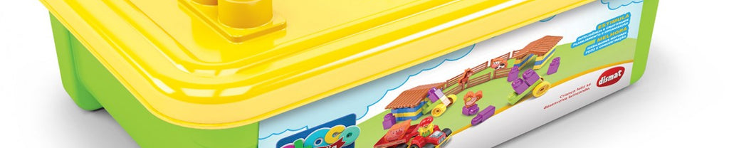 Caixa De Peças Para Montar Fazendinha MK181 - Dismat