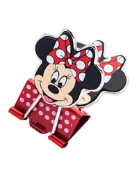 Clips Metálico Para Papel Binder Minnie Kit c/2 - 2,5 CM 22390 - Molin
