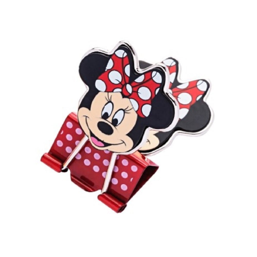 Clips Metálico Para Papel Binder Minnie Kit c/2 - 2,5 CM 22390 - Molin