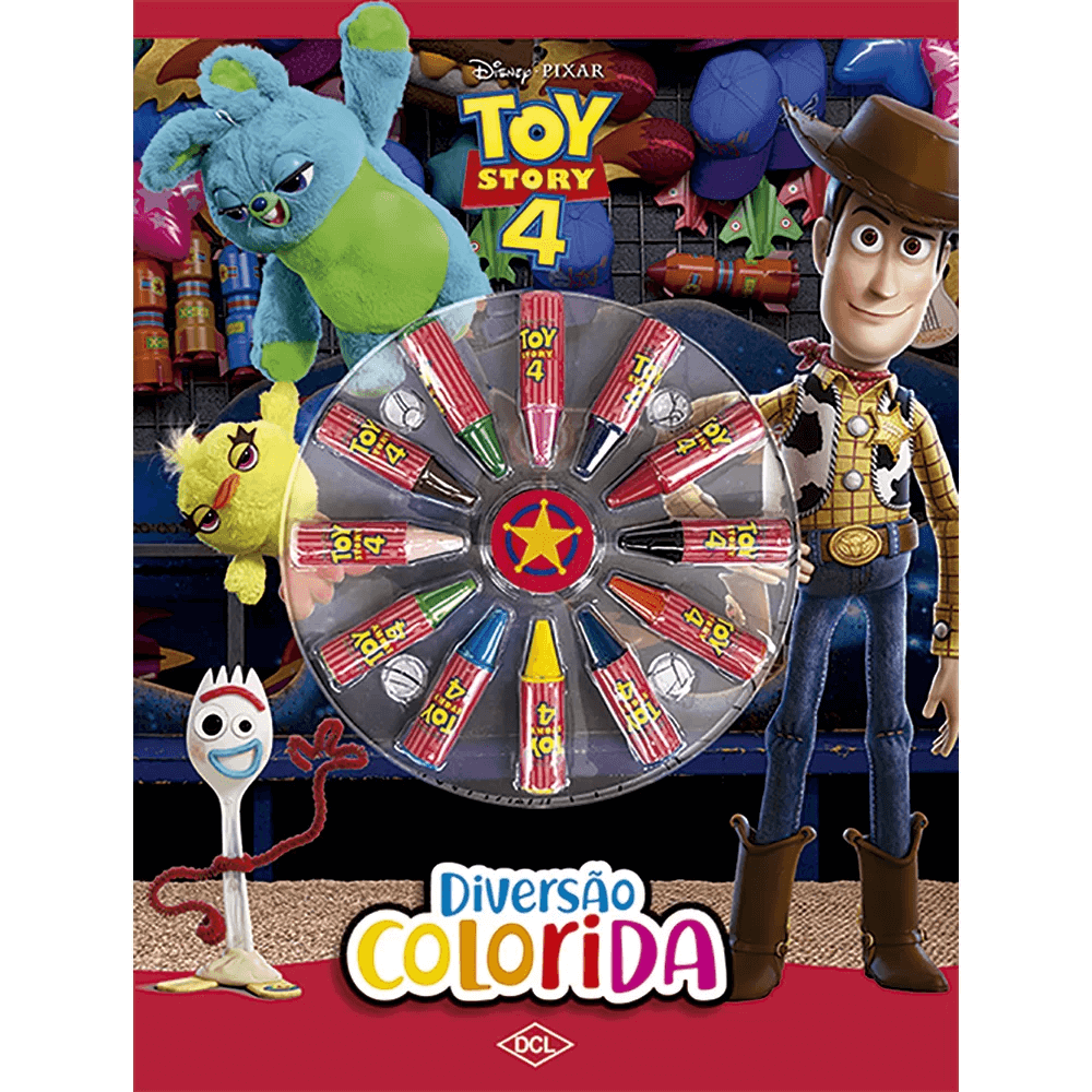 Livro Para Colorir Diversão Colorida Toy Story 4 D2511 - DCL