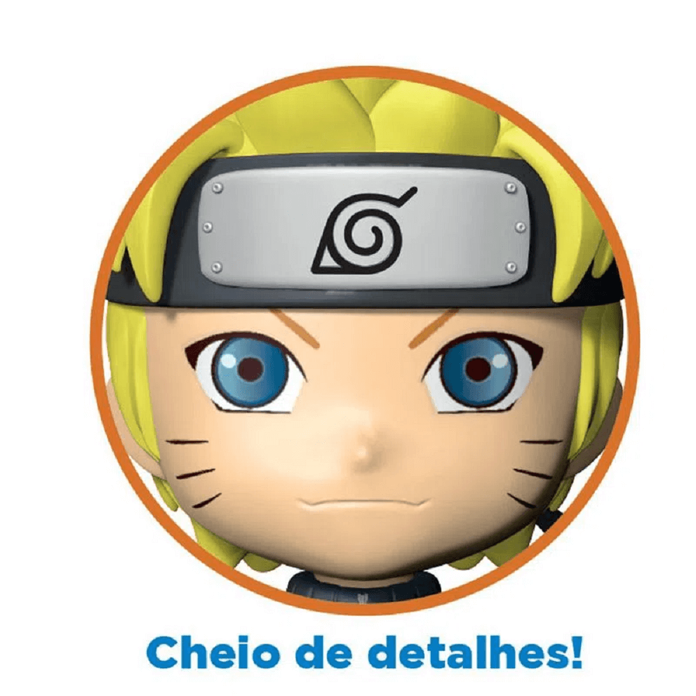 Boneco Naruto Uzumazi Chibi  14 cm Naruto Shippuden 1186 - Elka