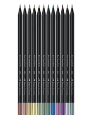 Lápis de Cor Super Soft 12 Cores Metálico 120712SoftMet - Faber Castell
