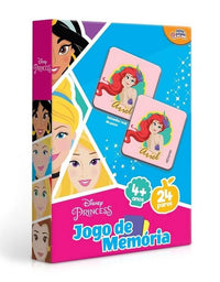 Jogo de Memória Disney Princess 24 pares 8010 - Toyster
