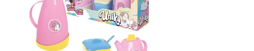 Jogo de Chazinho Colorido Unicórnio Unika 0563 - Samba Toys