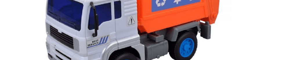 Caminhão Coleta de Lixo Fricçao C/ Som E Luz  DMT5699 - Dm Toys