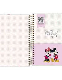 Caderno Capa Dura Colegial 1 Matéria MINNIE 80 Folhas 294632 - Tilibra
