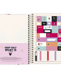 Caderno Capa Dura Colegial 1 Matéria MINNIE 80 Folhas 294632 - Tilibra
