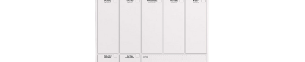 Refil Weekly Planner My Frame Médio 120 G/M² 30 fls.  CIRM3031 - NOVITATE