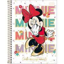 Caderno Universitário Espiral 1 matéria 80 Fls. 2023 Minnie - TILIBRA