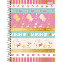 Caderno Universitário Espiral 1 matéria 80 Fls. 2023 Minnie - TILIBRA
