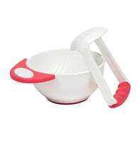 Kit Amassador Para Papinha Para Bebê Rosa 9795 Buba