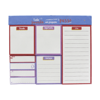 Bloco de Notas Set c/ 8 Blocos 18 X15 cm Toda Jornada 100711014 - Zona Criativa