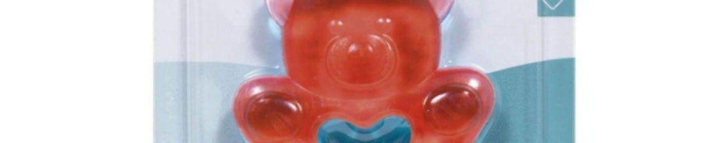 Mordedor De Água Ursinho Vermelho 5226 Buba Toys