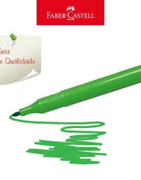 Caneta hidrográfica Canetinha estojo com 24 cores 15.0124CZF - Faber Castell
