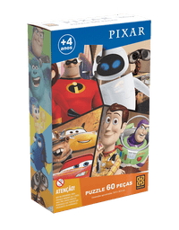 Quebra Cabeça Puzzle Pixar 60 Peças 03962 - Grow
