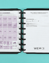 Agenda Permanente Caderno Inteligente Black CIA52113 - Novitate
