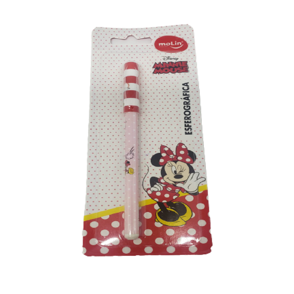 Caneta Esferográfica Azul Minnie 1.0mm  22311-MOLIN