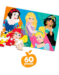 Quebra Cabeça 60 peças Disney Princess 8006 - Toyster

