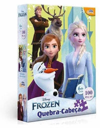 Quebra Cabeça 100 peças Disney Frozen 8027 - Toyster
