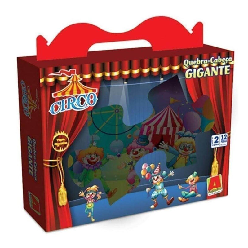 Quebra-cabeça Circo 9 peças - Importados Lili