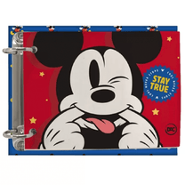 Caderno Argolado Mini c/ 80 Folhas 90 g/m² Mickey 3764 - DAC
