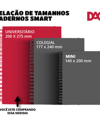 Caderno Smart Universitário Mandalorian 80 Folhas 90g/m² 4217 - DAC
