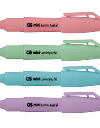 MARCA TEXTO MINI LUMINI TOM PASTEL 4 CORES - CIS
