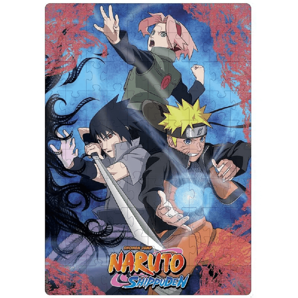 Puzzle Quebra Cabeça 100 Peças Lente Mágica Naruto Shippuden 1192 - Elka