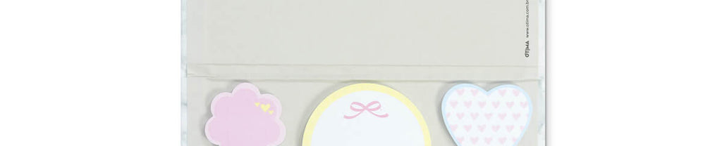 Conjunto Sticky Notes Mármore 7 Blocos c/ 30 Folhas Cada 4543-2 - Otima