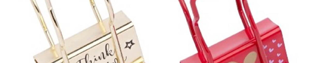 Binder Clips Multifuncional Love 2 unid.  32 mm 23045 - Molin