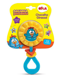 Chocalho Girassol Galinha Pintadinha 907 - Elka
