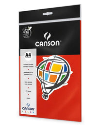 Pacote Papel Color Vermelho 180g/m² A4  com 10 Folhas  66661193 - Canson
