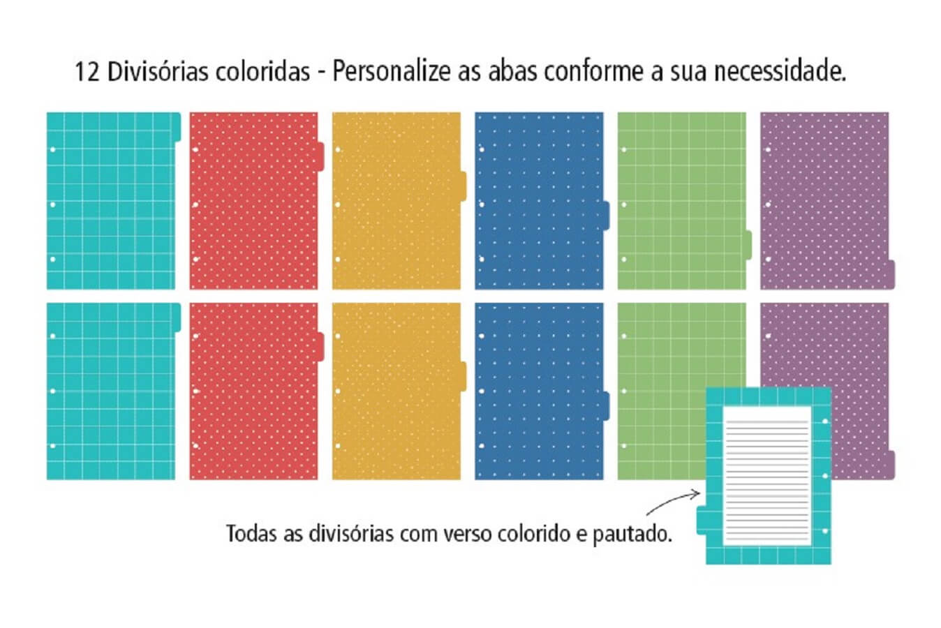 Caderno Argolado Coleção Campestre 80 folhas 3 Argolas 4775 - Fina Idéias