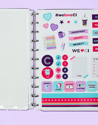 Caderno Inteligente Médio Silver Love 80 Fls. CIMD3116 - Novitate
