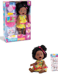 Boneca My Little Collection Primeira Papinha Negra DiverToys
