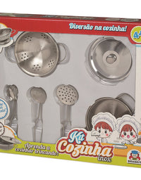 Kit Cozinha Inox Escorredor 890-2 - Braskit
