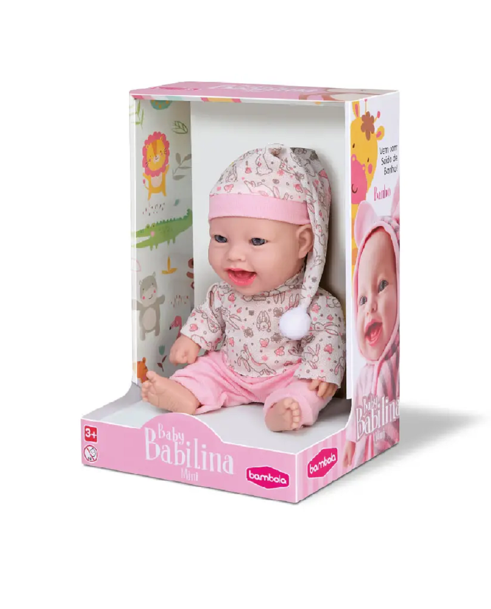 Boneca Baby Babilina Soninho Mini 729 - BAMBOLA