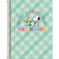 Caderno Espiral Capa Dura Universitário 1 Matéria 80 Folhas SNOOPY 308234 - Tilibra